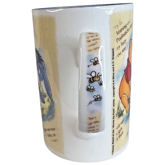 Storybook Winnie The Pooh Disney Mug Eeyore Tigger Fine Bone China Staffordshire - Picture 5 of 9